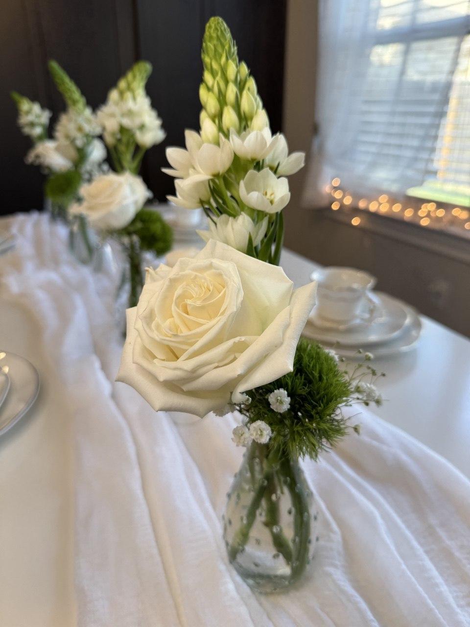 White Accent Arrangement - image 2