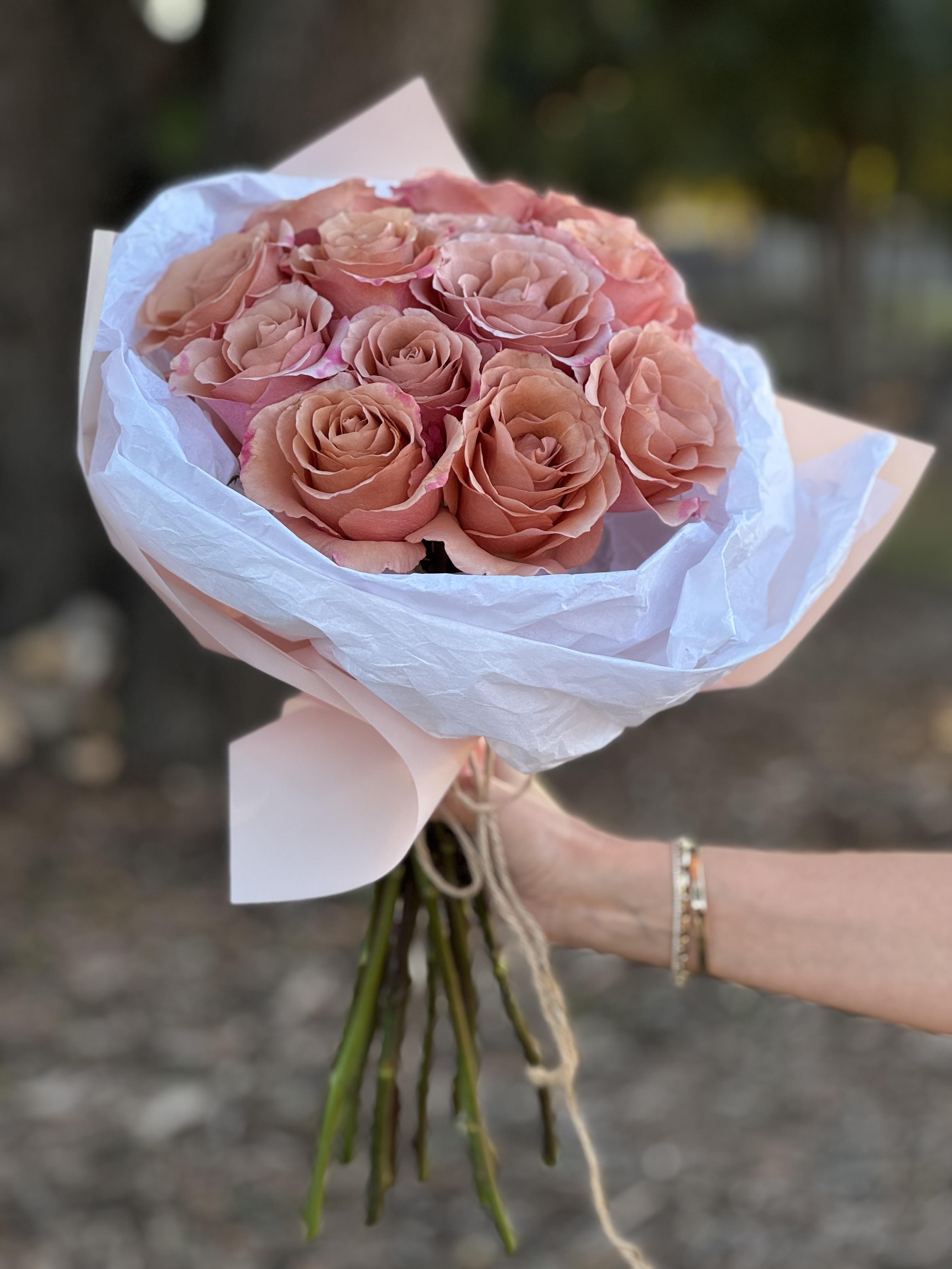 Premium Peach Roses - image 2