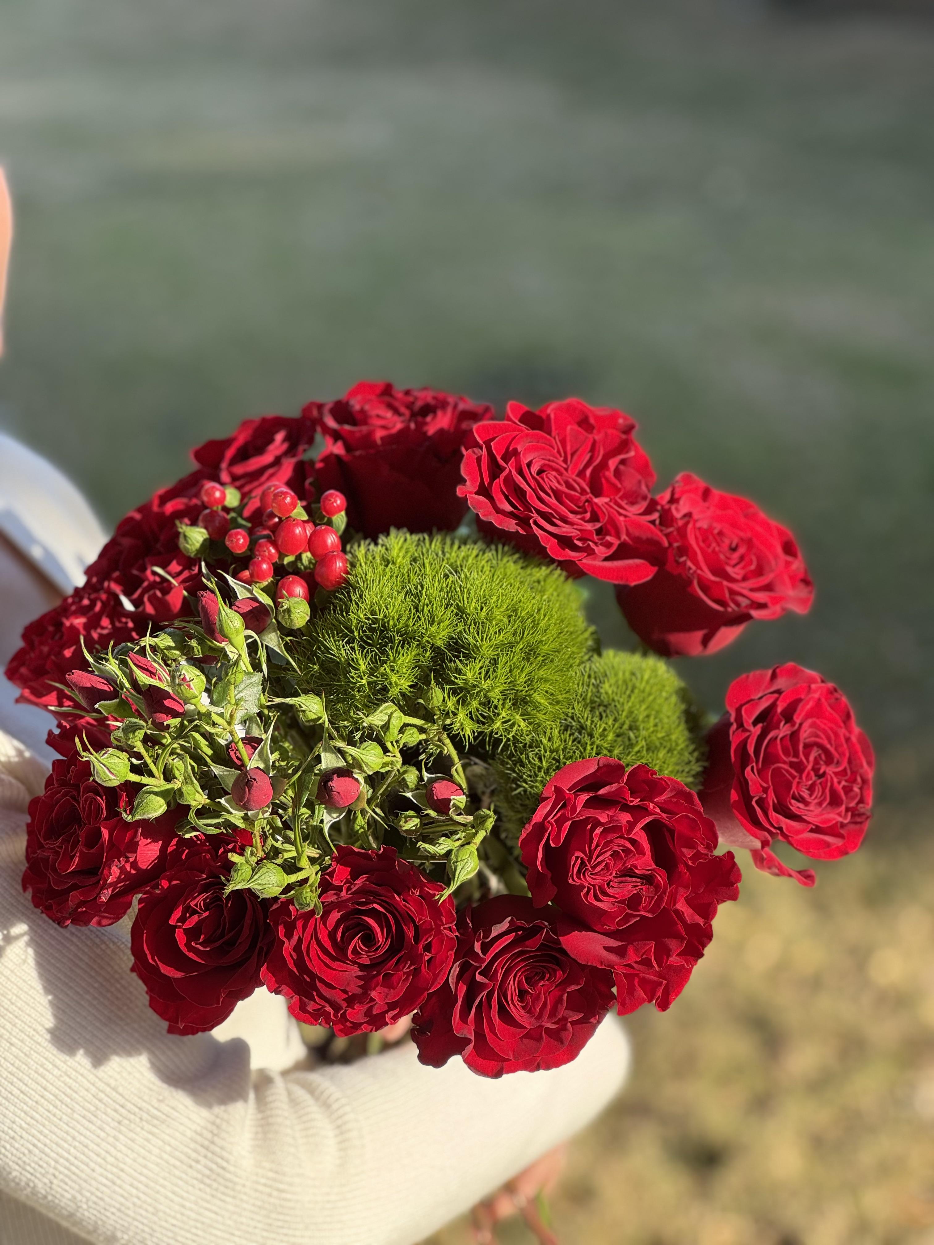 Garden of red Hearts