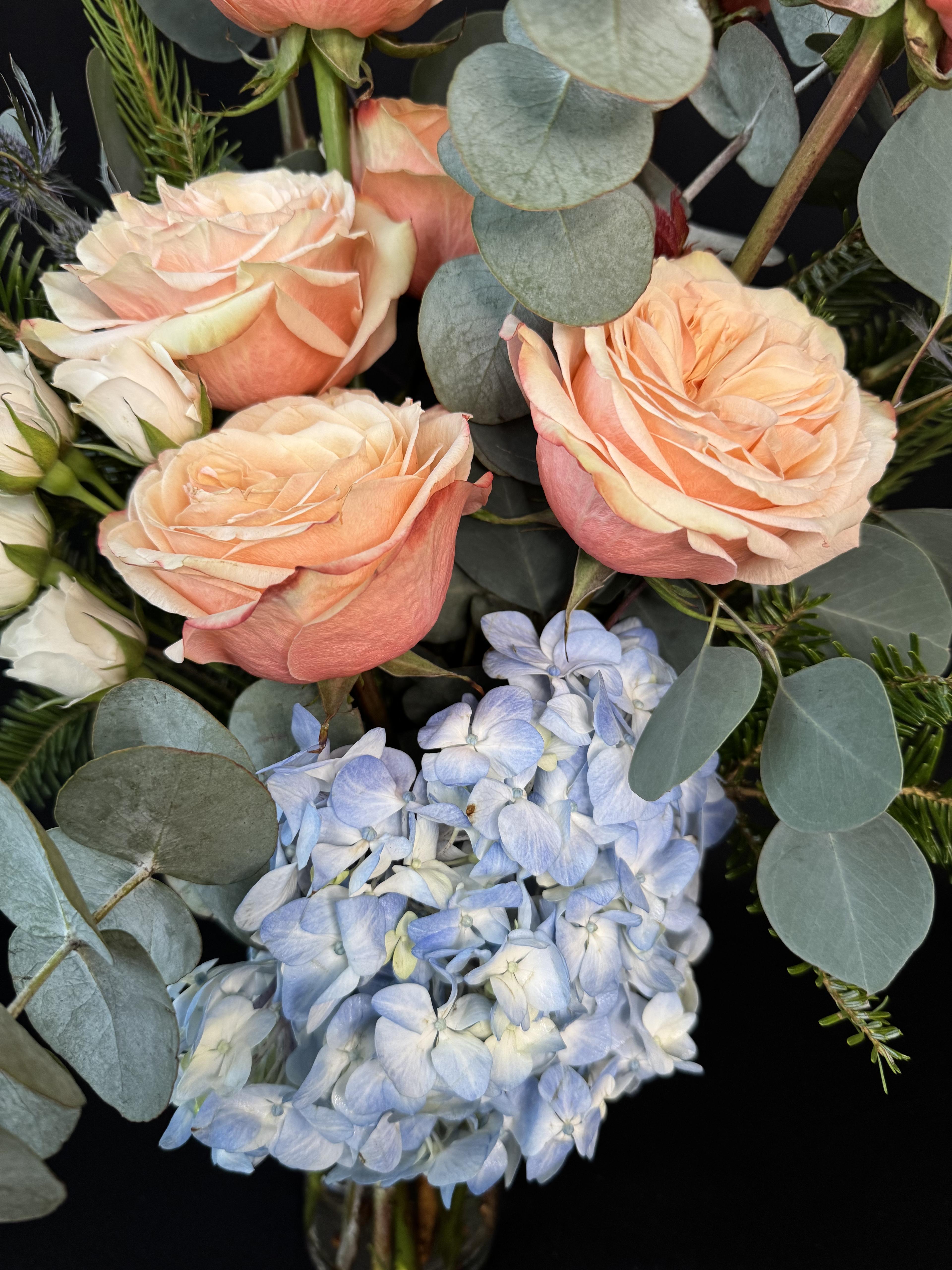 Peach and Blue Harmony - image 4